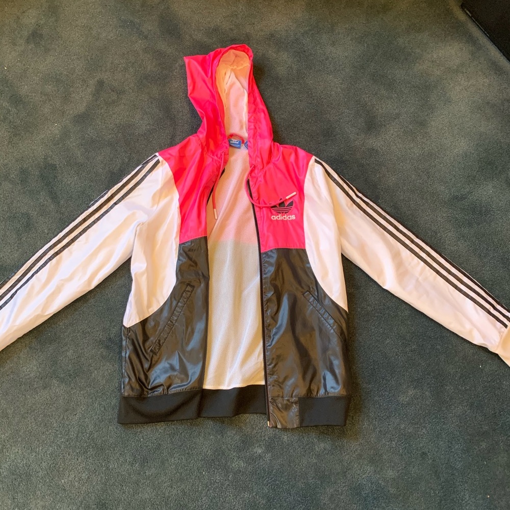 Never worn adidas zip up jacket